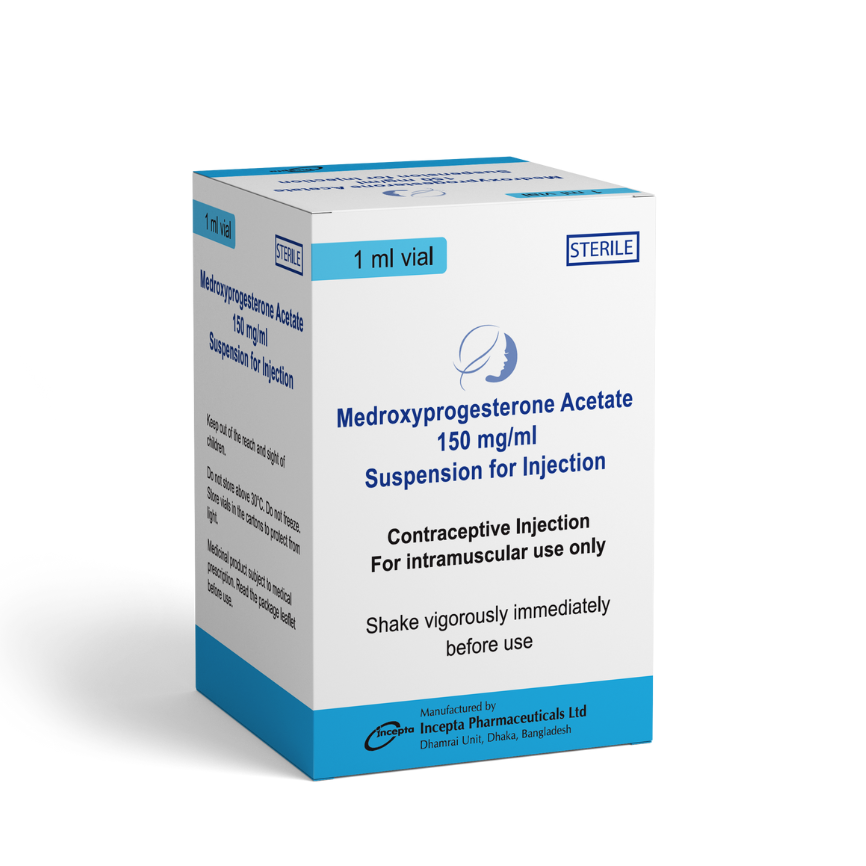 Medogen is a World Health Organization (WHO) Prequalified intramuscular contraceptive injection effective for 3 months. Medogen is an easy, discreet, and effective contraceptive solution suitable for most women.